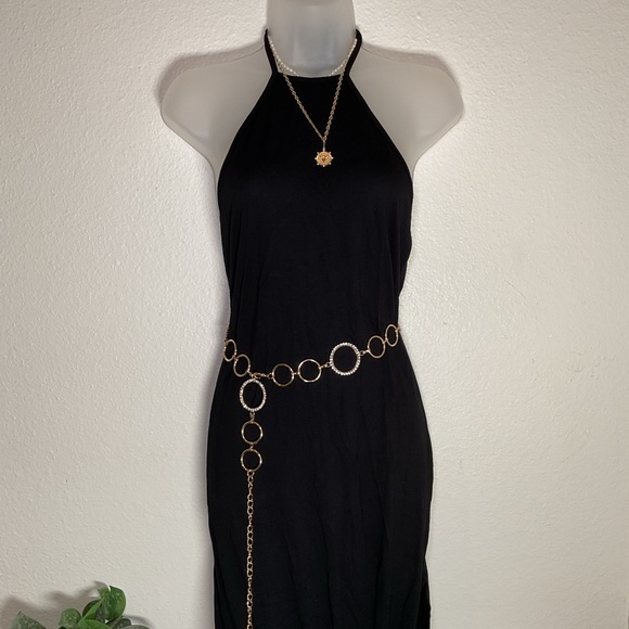 Elegant Black Maxi Dress - Picture 8 of 15